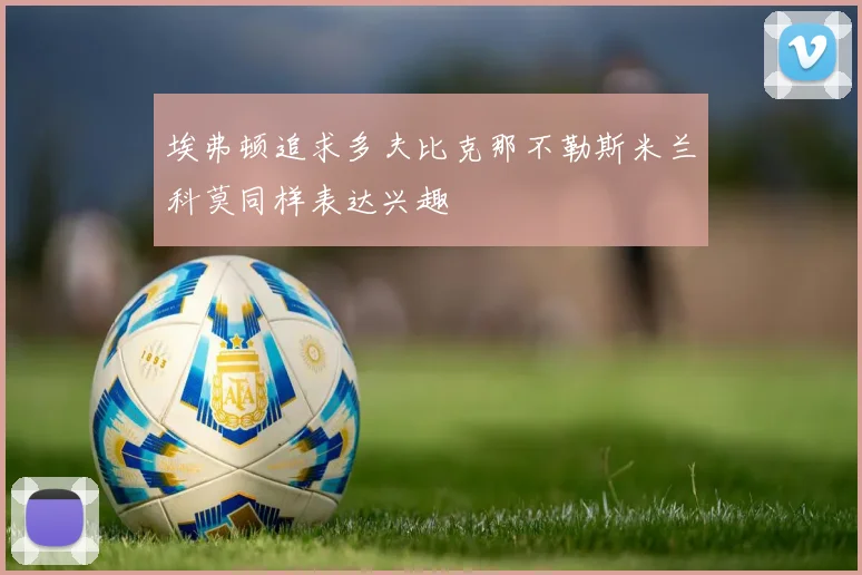 埃弗顿追求多夫比克那不勒斯米兰科莫同样表达兴趣